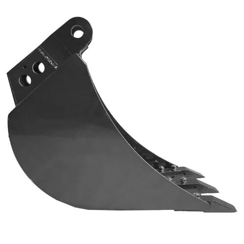 Titan Attachments 14in Wide Backhoe Bucket, 3-Carbon Steel Teeth, Hydraulic Tilt Backhoe & Excavator Attachment - size: 14"