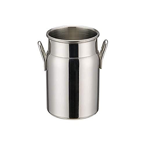 WINCO Mini Serving Milk Can, Silver | Easy handles, Great for Cream, Coffee Service and Table Service