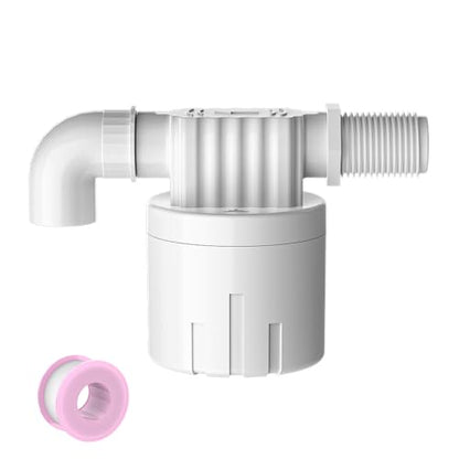 Water Float Valve 3/4 Inch Water Level Controller Built-In Water Tank Upgrade Float Valve for Livestock Tanks,Cistern,Toilet (1pcs 3/4" side inlet) - size: 3/4" Side Inlet