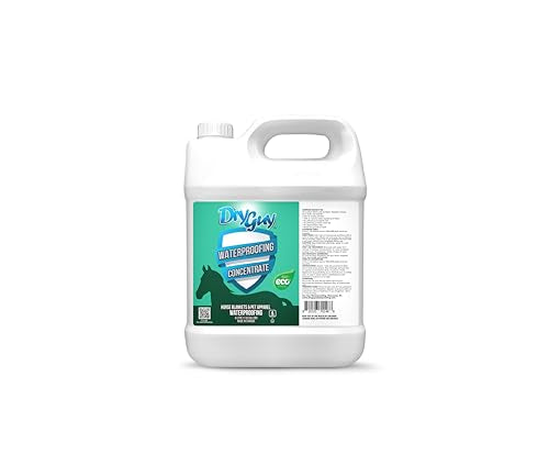 Horse Blanket & Pet Apparel Waterproofing Concentrate 1 Gallon – Eco‑Friendly, Water‑Based Formula Restores Durable Water Repellency & Breathability on Turnouts, Sheets, Pet Jackets & Hi‑Tech Fabrics