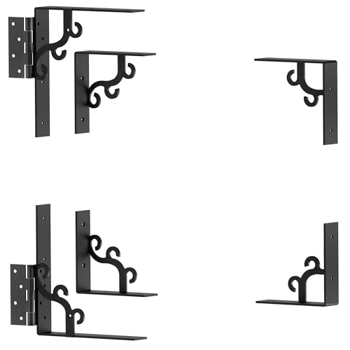Sdstone Heavy Duty Gate Corner Brace Bracket,Anti Sag Gate Kit Adjustable Gate Hardware Kit for Wooden Fence, Wooden Gate Latches Kit, No Sag Kit-Aesthetic Design-1 Pack - size: 02
