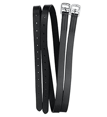 Majestic Ally Genuine Leather English Stirrup Leather (Pair) - color: Black, size: 60 inch