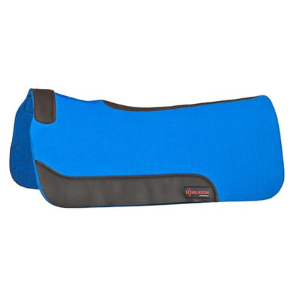 HILASON Western Wool Felt Horse Saddle Pad 30X30 in - color: Royal Blue