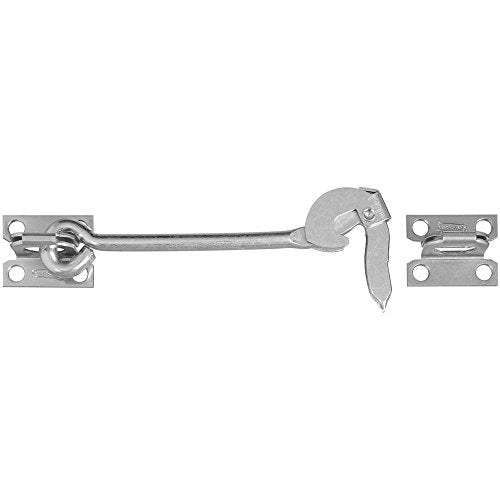 National Hardware Safety Gate Hook, 6 in, Steel, Zinc Plated