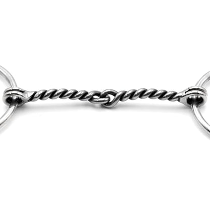 Jeffers Equine Horse Bits, Durable Training Horse Tack, Western Riding Equipment, Equestrian Accessories - style: Twisted Sweet Iron Bit