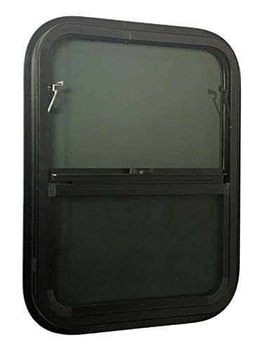 ProCamp RV Window 18x24 | Vertical Slider, Screen & Trim Ring