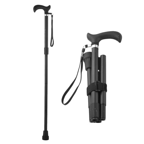 Walking Cane for Men & Women, Zynuhmo Carbon Fiber Canes with Adjustable Height-Lightweight,Ergonomic Handle for Comfortable Grip Walking Stick for Mobility Aid - size: 32''-36'' Adjustable Height