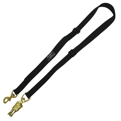 Intrepid International Tie Safe Heavy Duty Nylon Adjustable Cross Tie - Stall Accessories, Attach to Halter, Brass Panic Snap, for Stall and Horse Trailer - size: 96"