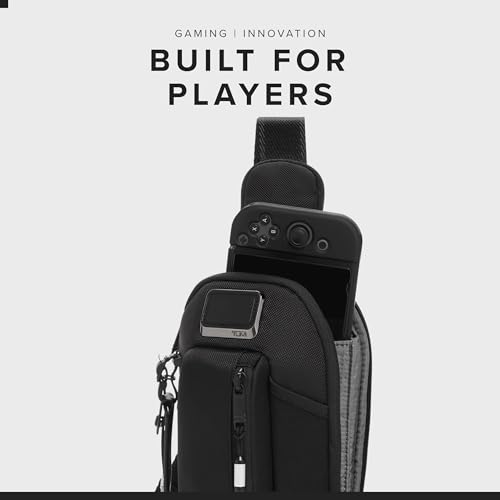 TUMI Alpha Bravo Esports Pro Sling Bag, 12.0" X 5.8" X 2.5", Black - color: Black