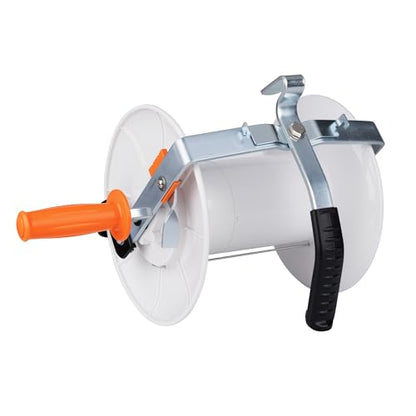 Extended 3:1 Geared Electric Fencing Reel, Electric Fence Wire Reel - size: extended electric fence reel