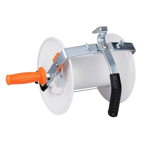 Extended 3:1 Geared Electric Fencing Reel, Electric Fence Wire Reel - size: extended electric fence reel