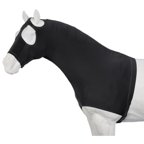 Tough 1 Spandex Mane Stay Hood - color: Black, size: Small
