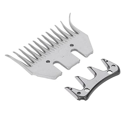 Sheep Shears Blade, 13 Teeth Curved Wool Clipper Comb, 7mm Tooth Spacing