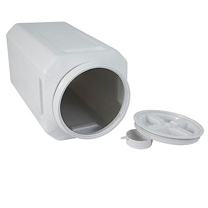 Vittles Vault Traditional Dog and Cat Food Container + Scoop, Gray, 80lbs - size: 80 Pounds