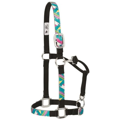 Weaver Leather Adjustable Patterned Nylon Horse Halter, Trekking West, Large