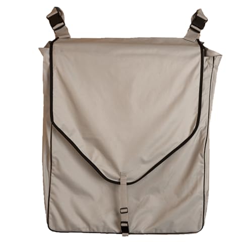 Schneiders Supreme Stall Front Large Horsewear Bag II | Durable 600D Polyester | Teflon Coated | Removable Plexiglass Bottom | Portable & Easy to Hang | Color Gray - color: Gray