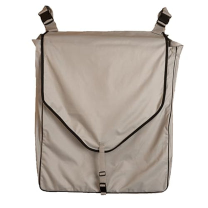 Schneiders Supreme Stall Front Large Horsewear Bag II | Durable 600D Polyester | Teflon Coated | Removable Plexiglass Bottom | Portable & Easy to Hang | Color Gray - color: Gray