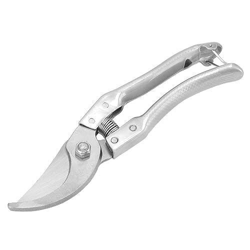 Goat Hoof Trimmers, Professional Stainless Steel, Ergonomic Handle, Animal Nail Clippers, 8.5 Inch Silver Durable Blade,