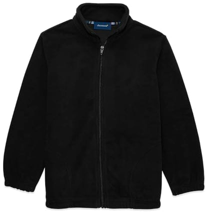 Classroom School Uniforms Youth Unisex Polar Fleece Jacket | 100% Polyester, No Pill Polar Fleece, Zip Front Styling, Soft Warmth, Elastic Cuffs and Waistband, Machine Wash - color: Black, size: Small