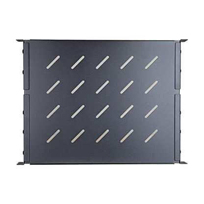 Aeons 1U 19-inch Fixed Rack Server Shelf Vented 4 Post Rack Mount Shelf 14 inches Adjustable Mounting Depth, for IT Data Network Cabinet Enclosure Equipment - style: 13.4 - 16.6" Fixed