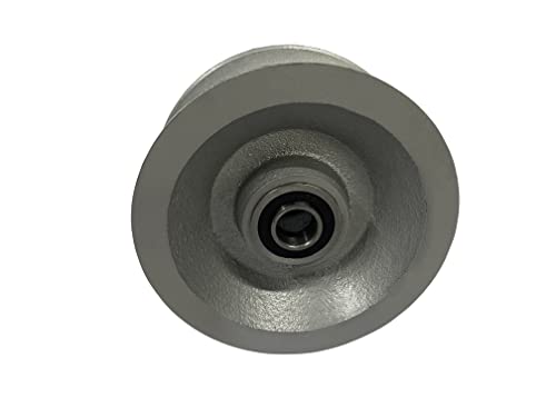Pair of Replacement Chain Link Gate U-Groove Pipe Wheels-by Sourdough Gate Hardware