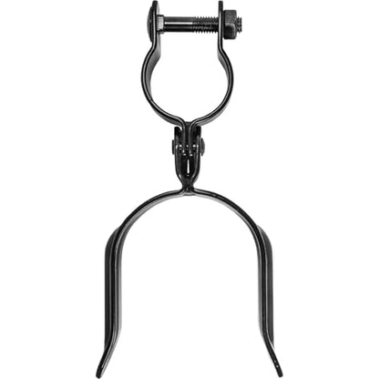 Black 1-5/8" x 2-7/8" Heavy Duty Fork Latch - Pressed Steel - Powder Coated - color: Black, size: 1-5/8" x 2-7/8"