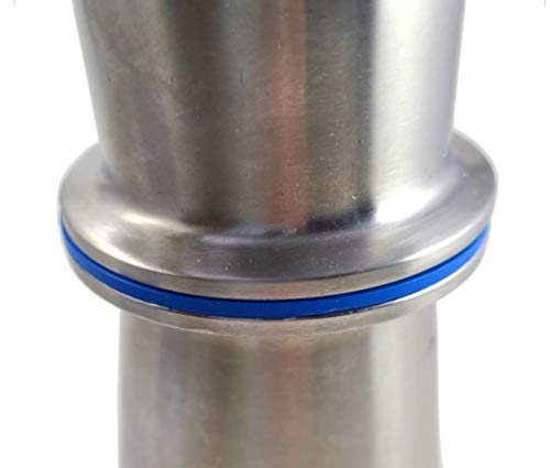 5 Micron VITON/FKM Tri Clamp Screen Filter Gasket 316L (5Uf Micron/2000 Mesh) Stainless Steel Pharmaceutical Grade Filter Mesh. VITON (3") - size: 3 Inch