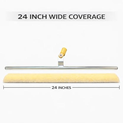24 Inch Lightweight T-Bar Applicator Handle with 1 Sleeve Included (24 Inch) - size: 24 Inch