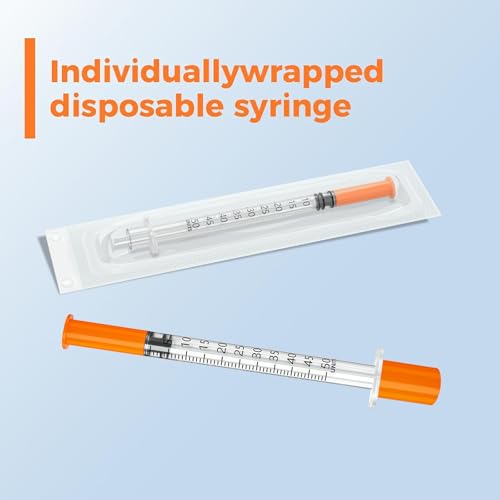 Jeringas，0.5ml/cc 31G 5/16“, 100 Pack - style: 0.5ml/cc 31G 5/16"