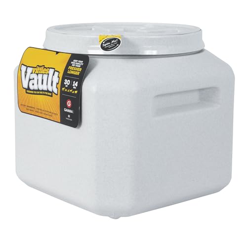 Vittles Vault Airtight Pet Food Storage Container + Scoop, Up to 30lbs - size: 30 Pounds