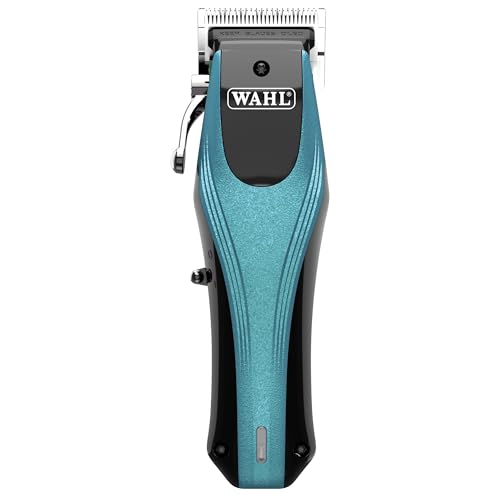Wahl Pro Animal Groom Lite Cordless Clipper, Black & Metallic Blue | Cordless and USB Charging, Adjustable Blades, Professional Grooming Kit for Dogs, Cats, and Small Pets, Charge Indicator