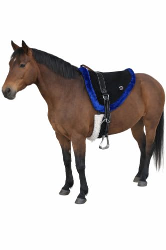 CHALLENGER Suede Bareback Pad - Fleece Lined