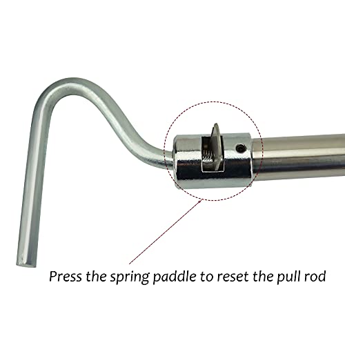 nomal Heavy Duty Hog Catcher Snare Stainless Steel Pig Holder Pig Swine Catcher Pole Animal Catch Pole Catcher Tool