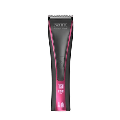 Wahl Pro Animal Bravura 2 Cordless Pet Clipper, Brilliant Rose | Rechargeable 2-Speed Cordless Clipper, 5-in-1 Diamond Pro Blade with DLC Coating, Textured Grip for Comfort