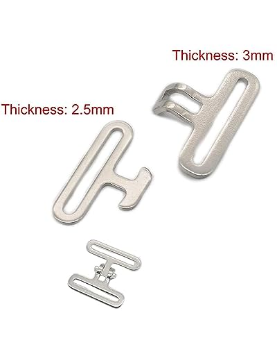 6 Sets - Fast Fix Ring Buckle Cross-Surcingle Clip Replacement Connection Webbing Strap Buckle Style A