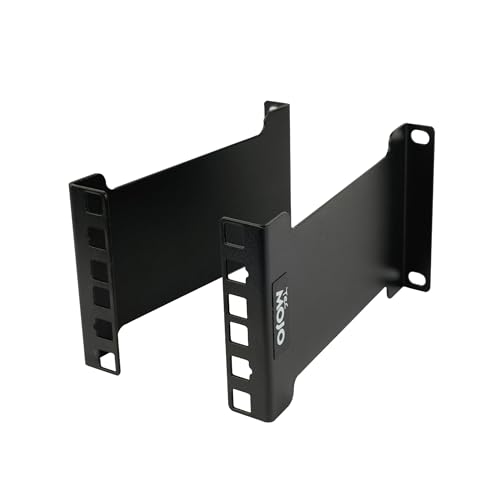 Tecmojo Server Rack Depth Extender - 2U - 6inch Depth - TAA Compliant - Recessed Rack Adapter - Rack Mount Adapter Kit - Network Rack Extender - size: 2U/6"
