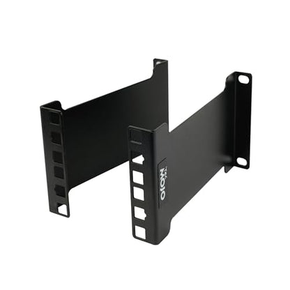 Tecmojo Server Rack Depth Extender - 2U - 6inch Depth - TAA Compliant - Recessed Rack Adapter - Rack Mount Adapter Kit - Network Rack Extender - size: 2U/6"