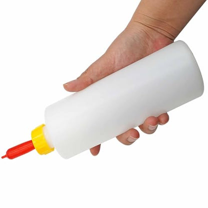 Goat Nursing Bottles Set, 2 Pieces 400 ml Lamb Feeding Bottle Kit 10 Pieces Small Animal Liquid Milk Drink Parts for Feeding Accessories Cow Sheep Puppy Pig Goat Supplies