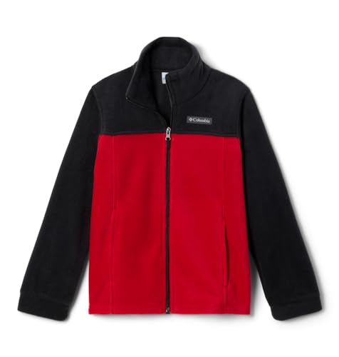 Columbia Youth Steens Mountain II Fleece Jacket - color: Mountain Red/Black, size: 3-6 Months