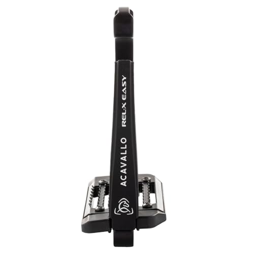Acavallo Rel-X Easy Stirrups - color: Total Black