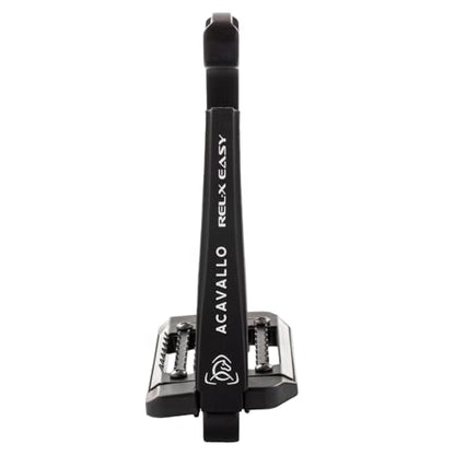 Acavallo Rel-X Easy Stirrups - color: Total Black