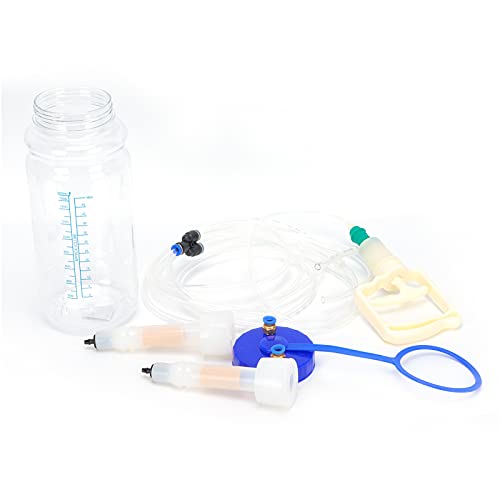 Fydun Goat Milking Machine, Portable Household Machine, Milk Handling Supplies Manual Milker with Vacuum Pressure Pump Making Sheep Hand Pulse for Goats (Double Sided) - size: Double Sided