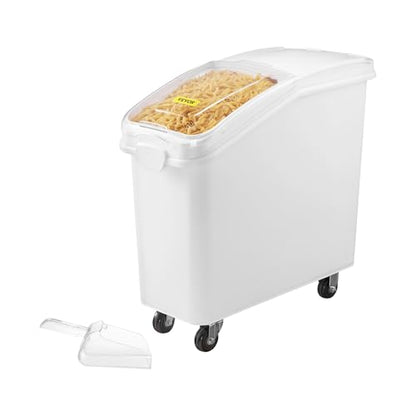 VEVOR Ingredient Bin with Scoop 21 Gallon, 400 Cup Rice Storage Container - size: 21 Gallon