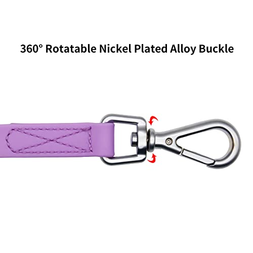 Waterproof Dog Training Leash 50FT 30FT 15FT 10FT 5FT Heavy Duty Recall Long Lead for Large Medium Small Dogs (10FT, Purple) - color: Purple, size: 10FT