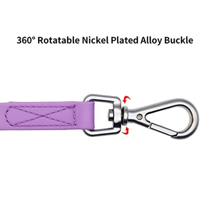 Waterproof Dog Training Leash 50FT 30FT 15FT 10FT 5FT Heavy Duty Recall Long Lead for Large Medium Small Dogs (10FT, Purple) - color: Purple, size: 10FT