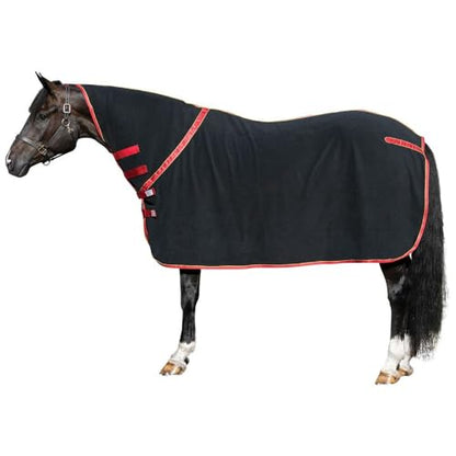 Dura-Tech Polar Fleece Contour Award Cooler [Extra Coverage] | Quick Moisture Wicking | Luxurious Feel | Ideal Horse Show Award | Size Large - size: Large -- 76" - 80"
