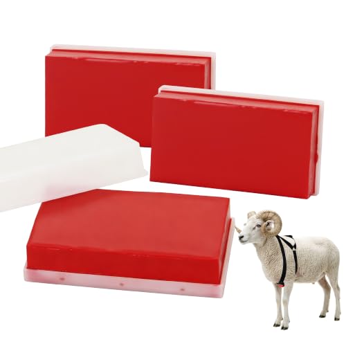 Replacement Marking Crayon Blocks for Ram Breeding Harness (Red) - color: Red