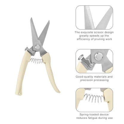 PEUTIER Goat Hoof Trimmers, Stainless Steel Hoof Trimming Tool with Spring Hooves Shears Sheep Nail Clippers for Pig, Horse, Livestock