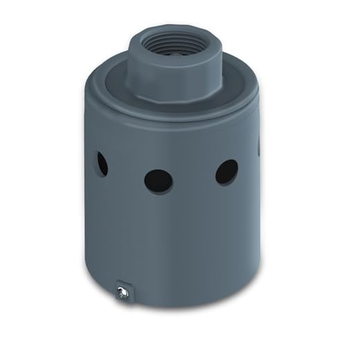 1" Float Valve for Water Tank, Automatic Water Level Control Valve, High Flow Fill Valve for Stock Tank, Livestock Water Trough, Pond & Pool, Nylon Resin, Auto Shut-Off