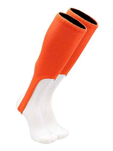 TCK 9 Inch Solid Baseball Stirrups - Adult and Youth - color: Orange, size: Medium
